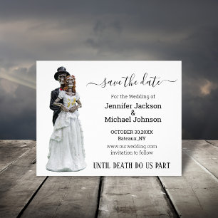 Prospectus 11,4 Cm X 14,2 Cm halloween épouvantail squelettes sauver la date él