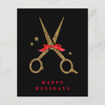 Happy Holidays - Golden parties scintillant Hair S