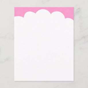 Prospectus 11,4 Cm X 14,2 Cm Hauts de Nuages - Rose
