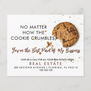 Prospectus 11,4 Cm X 14,2 Cm immobilier COOKIE références Faire-part