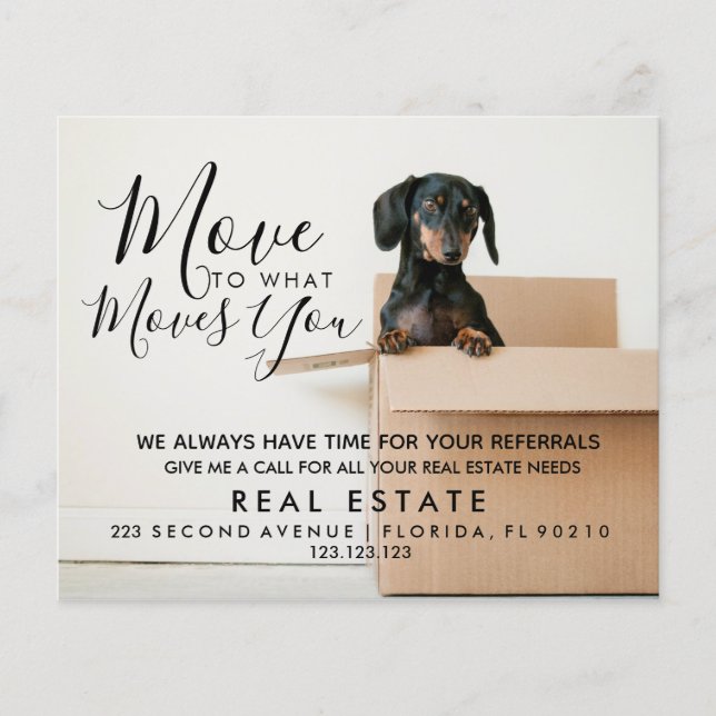 Prospectus 11,4 Cm X 14,2 Cm Immobilier Déplacer vers ce qui vous déplace Faire (Devant)