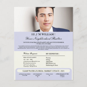 Prospectus 11,4 Cm X 14,2 Cm Immobilier Introduction Publicité marketing