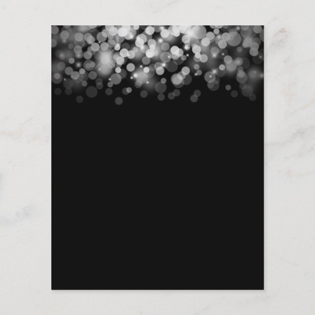 Prospectus 11,4 Cm X 14,2 Cm Insecte vide foncé élégant (Dos)