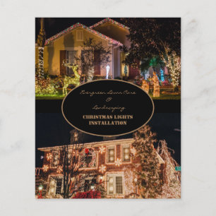 Prospectus 11,4 Cm X 14,2 Cm Installation de lumières de Noël 2 Photo