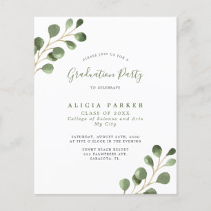 Prospectus 11,4 Cm X 14,2 Cm Invitation à la fête de remise des diplômes d'euca