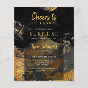 Prospectus 11,4 Cm X 14,2 Cm Invitation pour une fête d'anniversaire pour les 5