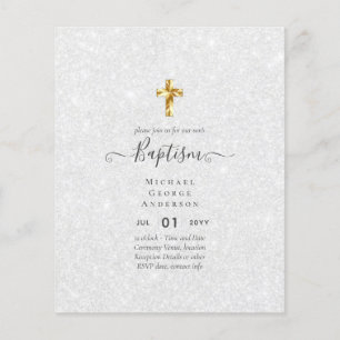 Prospectus 11,4 Cm X 14,2 Cm INVITATIONS Baptême Christening Communion BUDGET