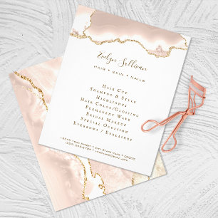 Prospectus 11,4 Cm X 14,2 Cm ivory blush agate flyer