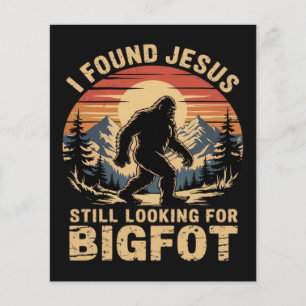 Prospectus 11,4 Cm X 14,2 Cm J'ai trouvé Jésus toujours à la recherche de Bigfo