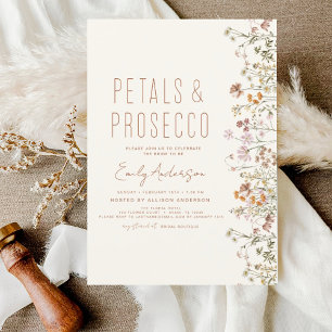Prospectus 11,4 Cm X 14,2 Cm Jardin de Fêtes des mariées de fleur sauvage Petal