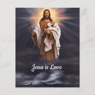 Prospectus 11,4 Cm X 14,2 Cm Jesus Flyers