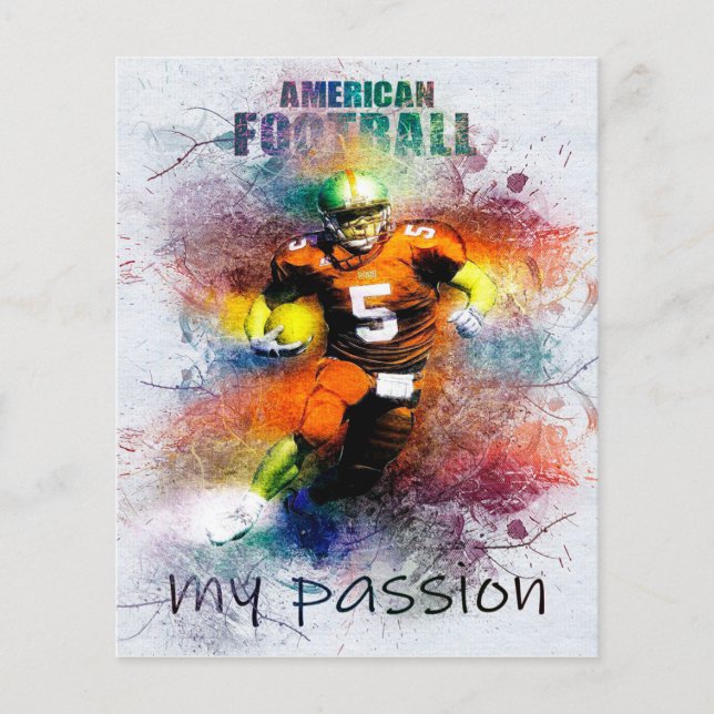 Prospectus 11,4 Cm X 14,2 Cm Jeu de football américain (Devant)