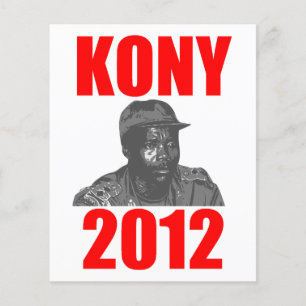 Prospectus 11,4 Cm X 14,2 Cm Kony 2012 Stop Joseph Kony