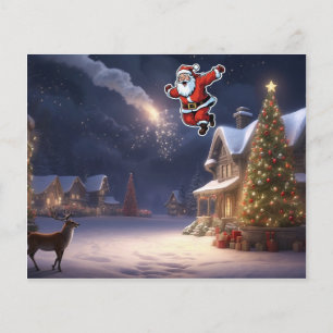 Prospectus 11,4 Cm X 14,2 Cm La magie de Noël est en l'air et la nouvelle année