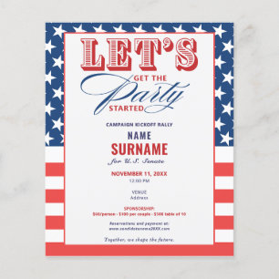 Prospectus 11,4 Cm X 14,2 Cm Lancement de la Campagne de Collecte de Fonds Poli