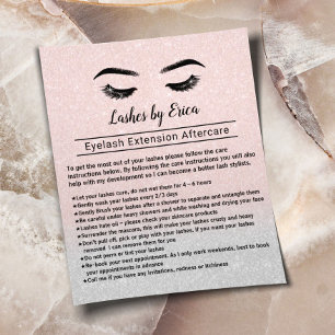Prospectus 11,4 Cm X 14,2 Cm Lashes Extensions Eyelash Extensions