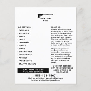 Prospectus 11,4 Cm X 14,2 Cm Laver sous pression Ajouter votre logo