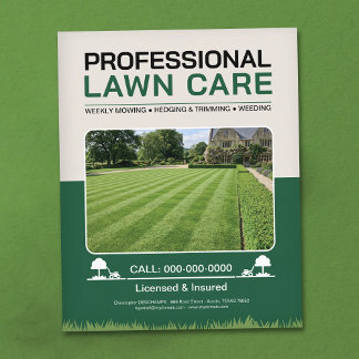 Prospectus 11,4 Cm X 14,2 Cm Lawn Care Services