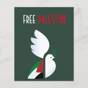 Prospectus 11,4 Cm X 14,2 Cm Libérer la Palestine