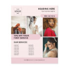 Logo Photo Entreprise Marketing Rose