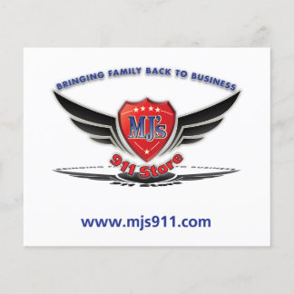 Prospectus 11,4 Cm X 14,2 Cm Magasin MJ'S 911