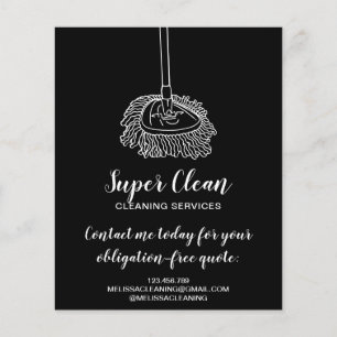 Prospectus 11,4 Cm X 14,2 Cm Maison de nettoyage de serres professionnelle mode