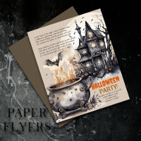Manoir hanté | Wicked Cauldron Poem Invitation