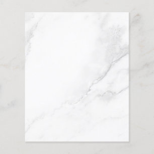 Prospectus 11,4 Cm X 14,2 Cm Marbre Blanc