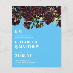 Prospectus 11,4 Cm X 14,2 Cm Mariage à budget le plus bas VOLS Dark Plum Marsal