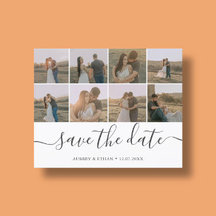 Prospectus 11,4 Cm X 14,2 Cm Mariage à petit budget Photo de Save The Date