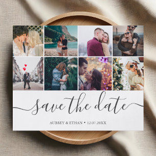 Prospectus 11,4 Cm X 14,2 Cm Mariage à petit budget Photo de Save The Date