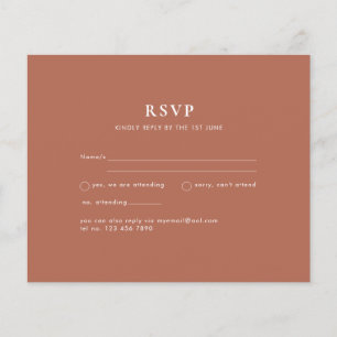 Prospectus 11,4 Cm X 14,2 Cm MARIAGE BUDGET Terracotta Monochrome