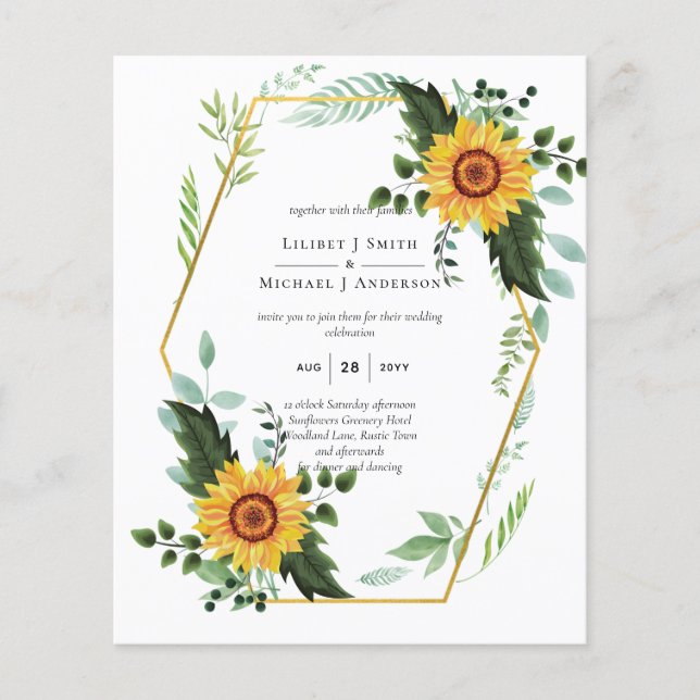 Prospectus 11,4 Cm X 14,2 Cm MARIAGE de verdure (Devant)