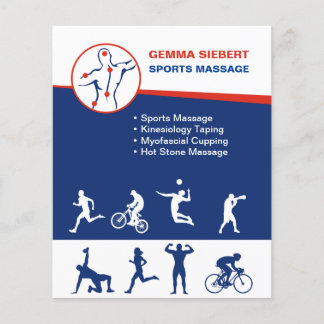 Prospectus 11,4 Cm X 14,2 Cm Massage sportif