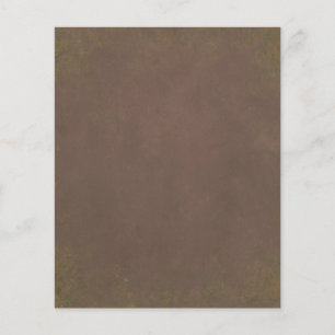 Prospectus 11,4 Cm X 14,2 Cm Merci beaucoup FOND D'ÉCRAN CHOCOLAT BRUN