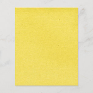 PROSPECTUS 11,4 CM X 14,2 CM MODÈLE ARRIÈRE - PLAN JAUNE PLEIN JAUNE TEXTUR