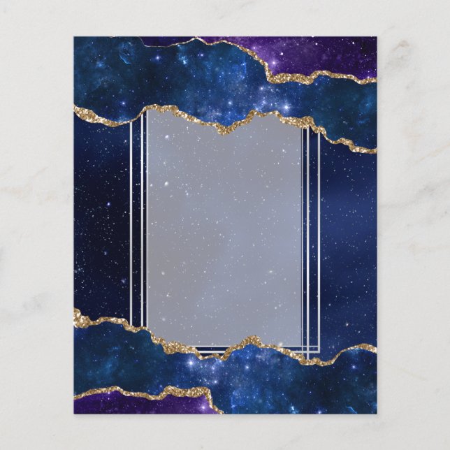 Prospectus 11,4 Cm X 14,2 Cm Modèle Galaxy (Devant)