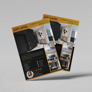 Prospectus 11,4 Cm X 14,2 Cm Modern Real Estate | Luxury Property