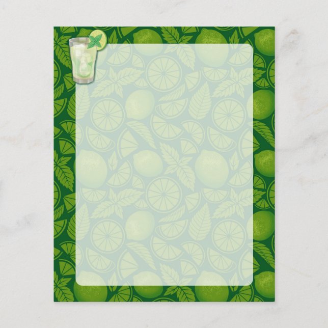 Prospectus 11,4 Cm X 14,2 Cm Mojito (Devant)