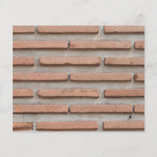 Prospectus 11,4 Cm X 14,2 Cm Mur de briques