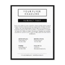 Nettoyer Minimaliste Médias Sociaux Luxe Black&Whi