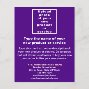 Prospectus 11,4 Cm X 14,2 Cm Nouveau produit ou service d'affaires sur prospect