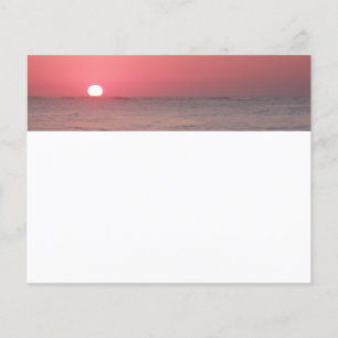 Prospectus 11,4 Cm X 14,2 Cm Ocean Sunrise
