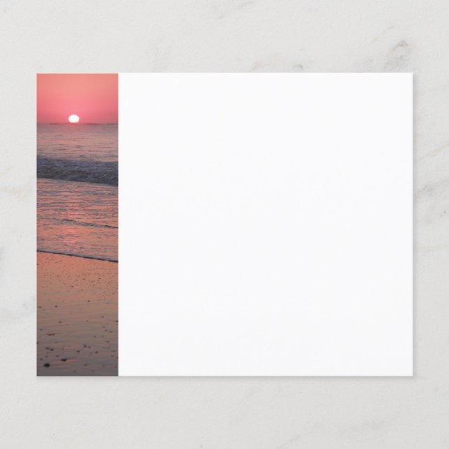 Prospectus 11,4 Cm X 14,2 Cm Ocean Sunrise (Devant)