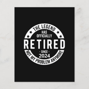 Prospectus 11,4 Cm X 14,2 Cm officiellement retraité 2024