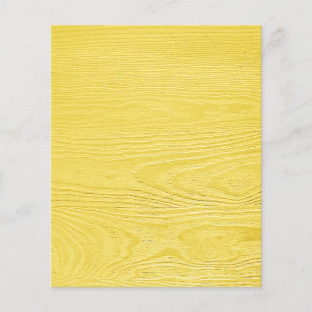Prospectus 11,4 Cm X 14,2 Cm Oh Baby JAUNE MODÈLES TEXTURE EN BOIS ARRIÈRE - PL (Devant)