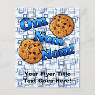 Prospectus 11,4 Cm X 14,2 Cm Om Nom Nom, Mème Love Cookies