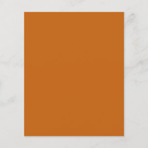 Prospectus 11,4 Cm X 14,2 Cm orange alliage (couleur unie)