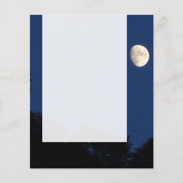 Prospectus 11,4 Cm X 14,2 Cm Panneau 025 - Lune (Devant)