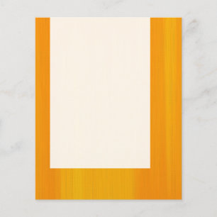 Prospectus 11,4 Cm X 14,2 Cm Panneau 044 - Orange peint